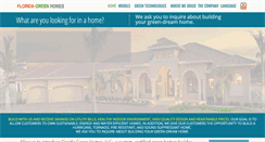 Desktop Screenshot of floridagreenhomes.us